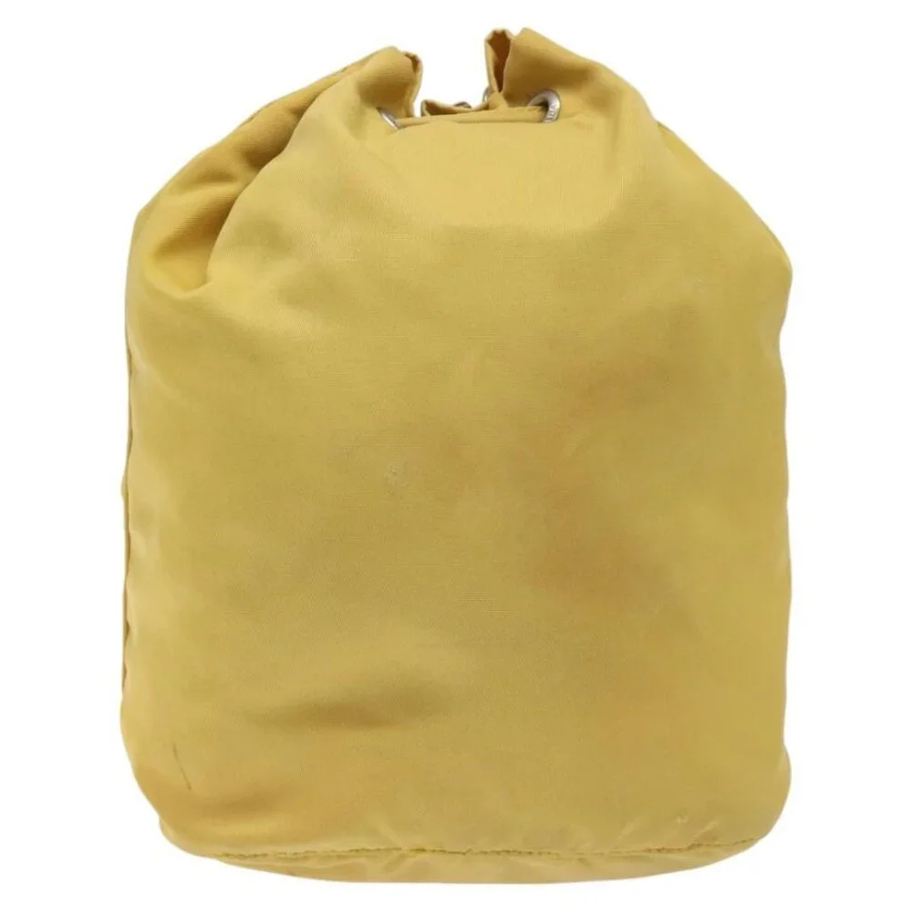 PRADA Pouch Nylon Yellow Auth - Picture 3 of 16